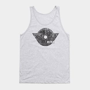 Kita Ward of Tokyo Japanese Symbol Distressed Tank Top